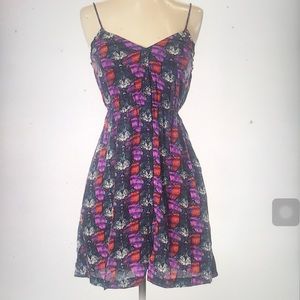 Silk Ecote dress. With pockets